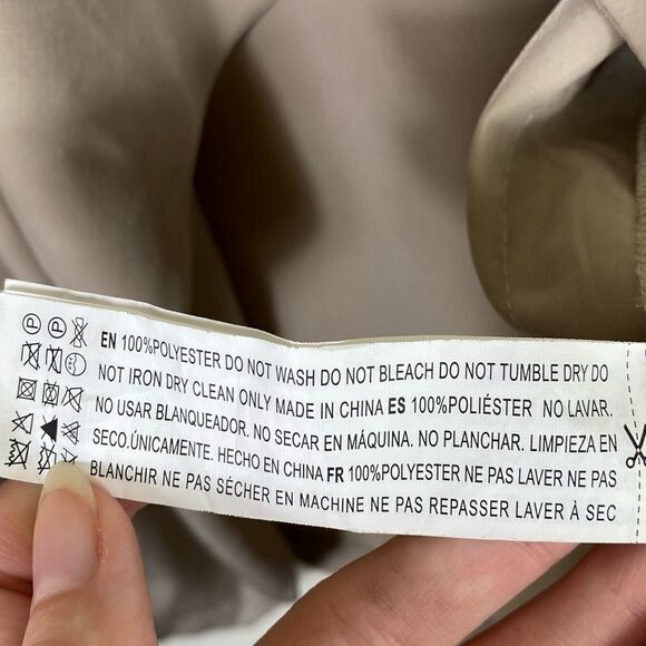 Forever 21 Beige Open Face Waterfall Cardigan Coat - Picture 6 of 6